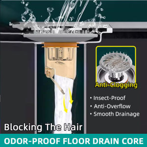 Backflow Floor Drain Core Shower Drain Cover Strong Compatibility Hair Filter Odor And Insect Proof