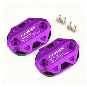 For YAMAHA NMAX V1 V2 V3 NMAX155 Motorcycle CNC Brake Fuel Oil Cap Master Cover Front Fluid Reservoir Cover Accessories