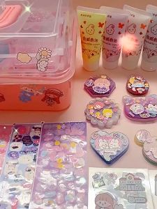 214 / 394 / 464 / 524 / 654 GUKA Sticker Gift Stationery Set for children with storage box