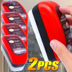 1/2Pcs Car Windshield Oil Film Cleaner Glasses Cleaning Board Glass Cleaning Wipe Board Glass Oil Film Remover Car Glass Cleaner Brush
