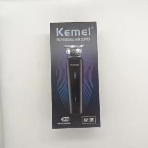 Kemei | Kemei KM-1115 Fast Usb Charging Rechargeable Hair Trimmer USB Low Noise Professional Cordless Portable Mens Hair Cut Clipper