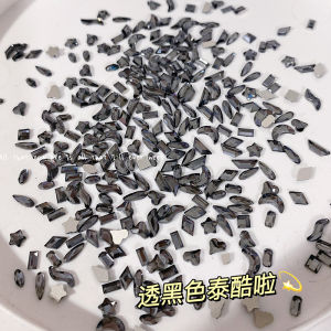 Màu Champagne Thông Qua Màu Đen Mini Nhỏ Đáy Bằng Không Đều Kim Cương Kim Cương Mới Nail Khoan Siêu Flash Máy Khoan Nước Cho Tiệm Làm Móng Tay