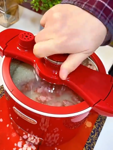 Cecon Multifunctional Low-Sugar Rice Cooker 3L Household Small Electric Cooker Stew Pot Micro-Pressure Rice Cooker hot pot soup pot Gift Multifunction cooking pot