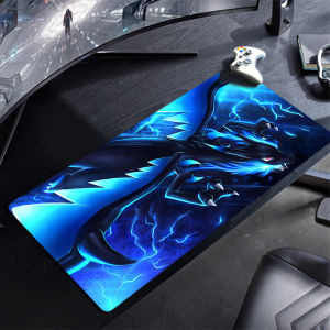 Potdemiel | Mouse Pad P-Pikachus anime XXL Large Rubber PC Computer Gaming Accessories Mousepad Desk Mat Locking Edge Gamer Carpet