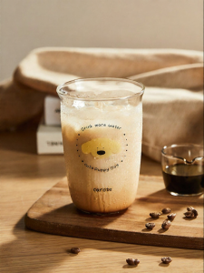 CAROTE | High Aesthetics Home Use Heat Resistant High Borosilicate Glass Cup for Tea Juice Milk Coffee