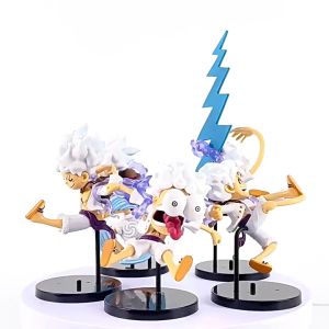 Mô Hình One Piece Luffy Gear 5 Bộ 5 Nhân Vật Trạng Thái Thần Mặt Trời Nika Cao 18cm Mô Hình Decor Trang TríBộ Sưu Tập