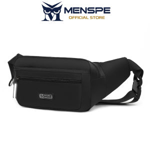 MENSPE Mens Chest Bag Fashion Waist Bag Sports Waist Belts Bag Cross Body Bag Lightweight Waterproof Fitness Bag Money Phone Waist Fanny Pack Jogging Belt Fanny Pack for Workouts Sports Outdoor