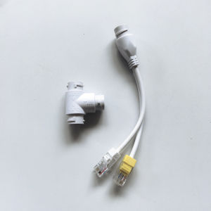 POE Splitter 2-in-1 สายเคเบิลเครือข่าย Connector 3-way RJ45 Connector สําหรับกล้อง IP POE กล้องวงจรปิดอุปกรณ์เสริม