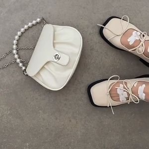 Tas Selempang Kulit Wanita: Tas Cewek Bahu Pearl Mini Slingbag J235