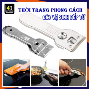 Dụng Cụ Vệ Sinh Bếp Từ Bếp Ga Bằng Inox Đánh Bay Các Vết Bẩn - Xẻng  Dạo Cạo Làm Sạch Bếp Điện  Tủ Đông  Đáy Nồi  Sàn Nhà Đa Năng Tiện Lợi