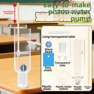 MINGZHUO | DIY Piston Water Pump Experiment Kit Transparent
