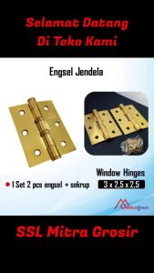 Engsel 3\\\" Inch: Pilihan Terbaik untuk Jendela Rumah Anda