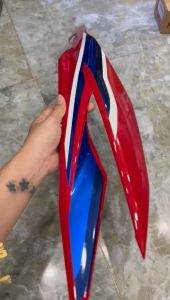 Ốp hông dưới đỏ tem Trắng Xanh Dương HRC xe Winner X đời 2018 2019 2020 2021 và Giá là 1 cái nhé.