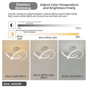 Modern Minimalist Living Room LED Ceiling Light