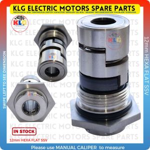 Mechanical seal 12mm Hexa FLAT | Shaft seal for water pump CNP CDL GRUNDFOS STAIRS PUMP