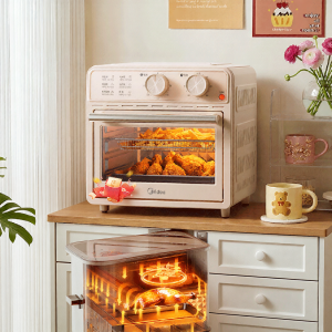 Midea | Home Use Small High Aesthetic Pink Electric Oven
