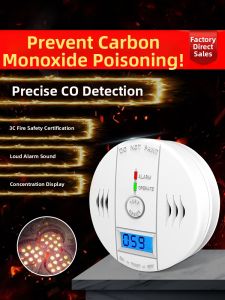 Boleesch | CO Detection Alarm Carbon Monoxide Detector Battery