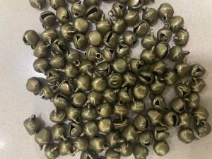 กระดุม กระพรวน สีรมดำ กระดิ่ง ตกแต่งเสื้อ กระเป๋า กระดุม เหรียญจีน