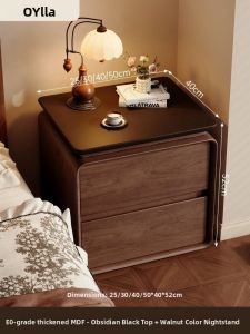 OYIla | Home Bedside Cabinet Cream Style for Small Spaces