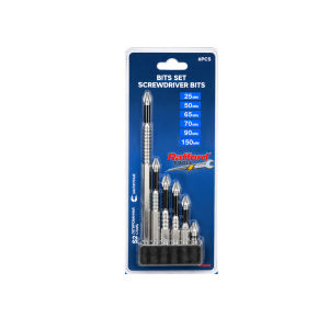 Rafford 12PCS Magnetic PH2 Screwdriver Bit Set S2 Steel 25–150mm Screwdriver Bits with 1/4" Extension Rod for Drill Driver