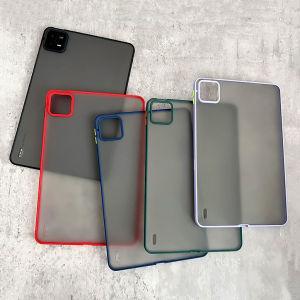 CrashStar Casing Tablet กันกระแทกเนื้อด้านโปร่งแสงสำหรับแท็บเล็ต XiaoMi 11นิ้ว5 6 Pro 12.4นิ้ว6S 7 RedMi Pad SE 11นิ้ว8.7นิ้วเคสซิลิโคนใสแบบเรียบง่ายป้องกันการตกแผ่น XiaoMi RedMi เคสโทรศัพท์ปลอก