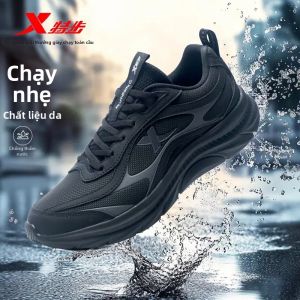 XTEP | Giày Chạy Bộ Nam Chống Thấm Nước Siêu Nhẹ Chống Sốc