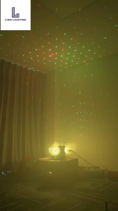 Đèn Moving 4 Đầu 16 Mắt Có Viền Led RGB Cảm Biến Theo Nhạc Sử Dụng Cho Phòng Bay Sân Khấu Bar Karaoke Lounge…