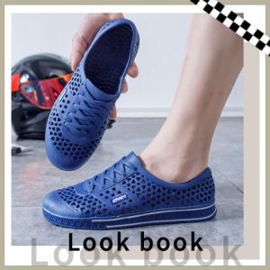 LEAShop พิดกัดของดีราคาไม่แพง รองเท้ายางงานแฟชั่น รุ่นนี้เน้นงานไร้เชือก เป็นงานยาง ทำความสะอาดง่ายมาก มี 3 สี ของดีที่แอดนำมาบอกต่อ รีบเลย