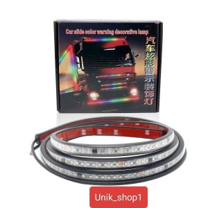 Lampu LED strip single row kaca depan bemper depan grill dan bemper belakang Unikstrip 24v