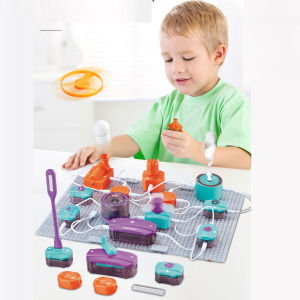 2025 Childrens Science Experiment Physics Circuit Experiment Building Blocks Assembly Puzzle Education Childrens Toys DIY Toys