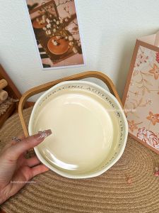 Decorative Ceramic Basket for Gift and Decor
