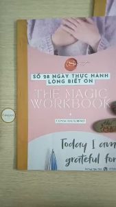 (Tặng 4 tấm Sec Nhiệm Màu) SỔ TAY 28 NGÀY THỰC HÀNH PHÉP MÀU - LÒNG BIẾT ƠN - THE MAGIC WORKBOOK - Sổ A4 33 trang