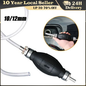 10/12mm Universal Fuel Pump Rubber Manual Liquid Oil Transfer Pump Petrol Diesel Hand Primer Bulb for Car Marine Outboard