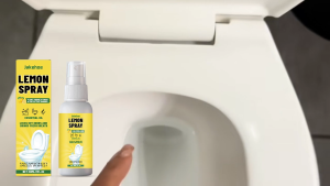 Jakehoe Lemon-Scented Toilet Deodorizing Spray Cleans Freshens Removes Scale Antibacterial And Deodorizing Bathroom Essential (30ml)