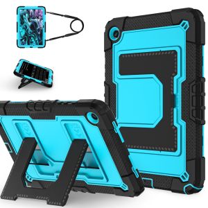 Kids Built-in Big Stand Shoulder Strap Rugged Heavy Duty Shockproof Protective Case for Samsung Galaxy Tab A11 Plus 11 inch 2025Tab A9 8.7 inchTab A9+ Plus 11 2023Tab A9 8.7