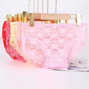 จัดส่ง 2-3 วัน กางเกงในกางเกงในลูกไม้ซีทรอสำหรับผู้หญิงกางเกงในซีทรอต่ำกางเกงในสตรี ชุดชั้นในผู้หญิงลูกไม้เซ็กซี่ผู้หญิงเอวต่ำโปร่งใสตาข่าย12สีกลางระบายอากาศกางเกงสามเ