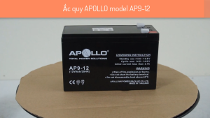 Ắc quy khô Apollo 12V 9ah AP9-12  | Dùng cho UPS năng lượng mặt trời thiết bị mạng...