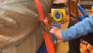 Rachet Tie Down lebar 5 cm panjang 10 meter Tali Pengikat Bak Kendaraan Treck belt