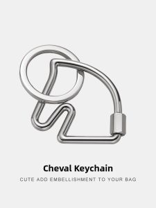 JINGQIAN | Luxurious Sense Bag Charm Horsehead Design