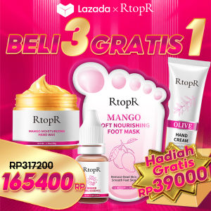 BPOM Buy 3 get 1 Free Whitening moisturizing peeling Manicure hand care set Nail lotion + Mango hand wax + Foot mask