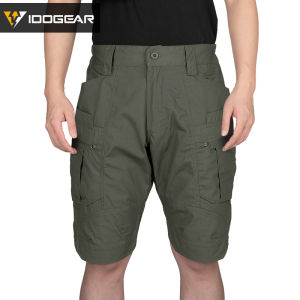 IDOGEAR Tactical Outdoor Shorts Mens Hiking Cargo Shorts Quick Dry Stretch Lightweight Camping Golf Shorts with Multi Pockets