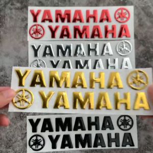 Dapatkan 2Pcs Stiker Logo Emblem Yamaha 3D Timbul Untuk Motor Yamaha