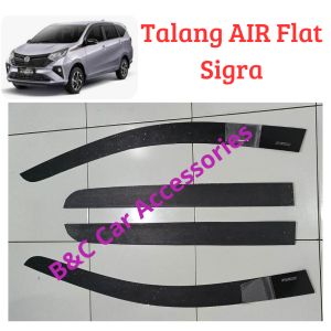 Talang air sigra flat/side visor super premium