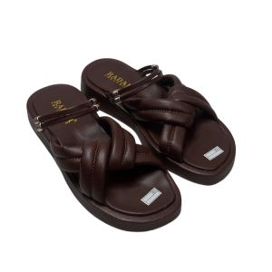 Sandal platform wanita kekinian korean style Silang tali belakang RD 40