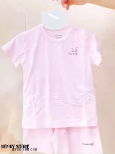 UALA ROGO - Bộ cộc tay bổ trụ modal tim 0-3m/ 3-6m/ 6-9m/ 9-12m/ 12-18m/ 36m