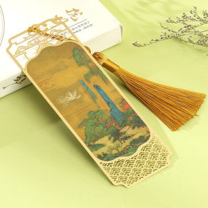 Bronze Metal Bookmarks Graduation Engraved Hollow out Design Student Gifts Memorial Keepsakes Literary Markers Page Savers