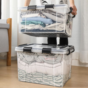 Large Food-grade Plastic Sealed Waterproof Transparent Storage Box