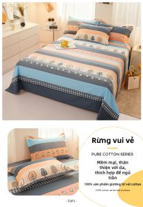 AITONGNUAN | Bộ Drap Giường Đơn A-Class 100% Cotton Dày
