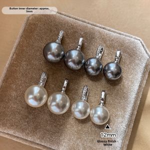 CAFFTI | Gray Off-White Single Pearl Pendant