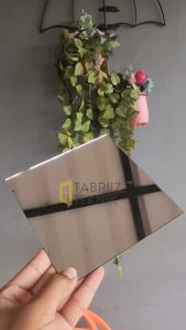 Paket Hemat Isi 4 Pcs Kaca Cermin Persegi/Kotak/Rectangular Ukuran 30x30cm Gratis Packing Anti Pecah